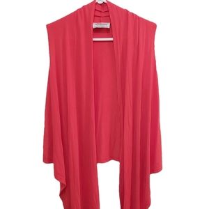 🤯2/$15 Red Flowy Open Cardigan One Size Fits All (O/S)